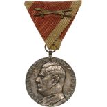 ANTE PAVELIC BRAVERY MEDAL, instituted in 1941 Large Breast Badge, 40 mm, Silver, original