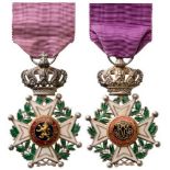 ORDER OF LEOPOLD Knight's Cross, 5th Class, 2nd Type, instituted in 1832. Breast Badge, 68x44 mm,