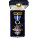 ORDER OF CIVIL MERIT Knight's Cross, 2nd Type, 1942­1975. Breast Badge, 70x48 mm, gilt Silver,