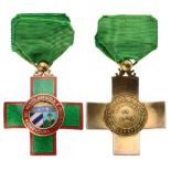 ORDER OF THE RED CROSS Knight's Cross, 4th Class. Breast Badge, 40 mm, gilt Silver, one side