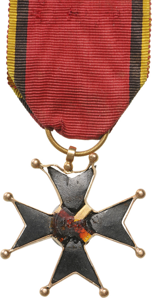 ORDER OF THE IRON CROSS 1st Class, instituted in 1833. Breast Badge, 30mm, Iron with GOLD frame ( - Image 3 of 3