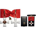 ORDER OF THE LION OF FINLAND Commander's Cross, 3rd Class, instituted in 1942. Neck Badge, 49 mm,