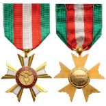 NATIONAL ORDER OF MADAGASCAR Knight's Cross, instituted in 1958. Breast Badge, 44x35 mm, gilt