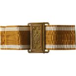 Imperial Belt Buckle Buckle, 40x28 mm, Bronze, ribbon. I-