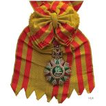 ORDER OF NICHAN AL IFTIKHAR  Grand Cross Badge, 1st Class, Ali Bey (1882 - 1902). Sash Badge, Silver