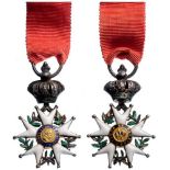 ORDER OF THE LEGION OF HONOR Knight’s Cross, Half-Size, July Monarchy (1830-1848), 5th Class. Breast