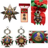 ORDER OF OPERATION BOKASSA Grand Cross Set, 1st Class, instituted in 1970. Sash Badge, 60 mm, gilt