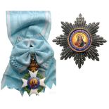 ORDER OF THE REDEEMER Grand Cross Set, 1st Class, 2nd Type, instituted in 1833. Sash Badge, 86x58