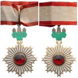 ORDER OF THE RISING SUN (Kyokujitsusho) Commander's Cross, 3 rd Class, instituted in 1875. Neck