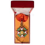 NATIONAL ORDER Commander’s Cross, 3rd Class, instituted in 1961. Neck Badge, 56 mm, gilt Silver,