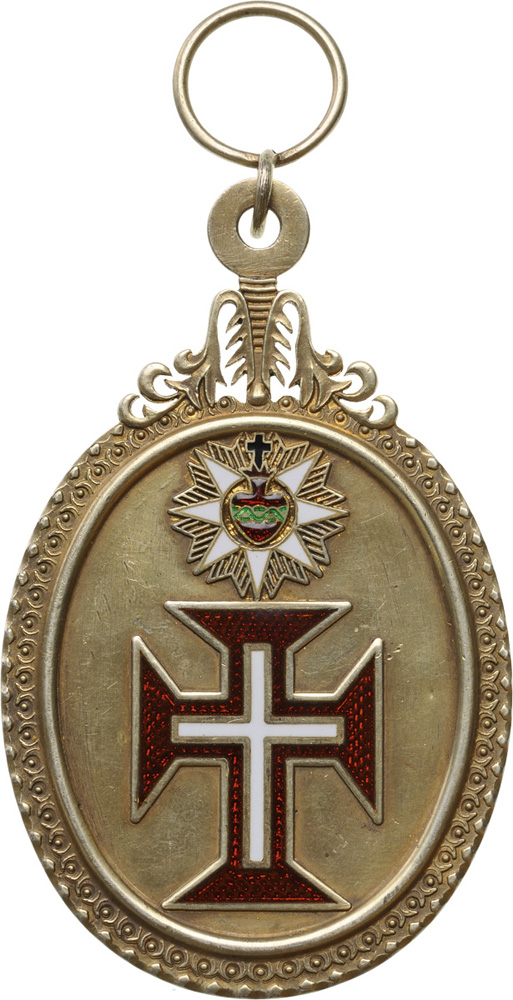 ORDER OF THE CHRIST Grand Cross Badge, 1st Class, instituted in 1789. Sash Badge, 81x58 mm, gilt - Image 3 of 3