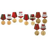 Group of 5 Medals 20th Anniversary of World War II (instituted in 1965), 2x 30th Anniversary of