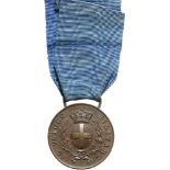 Medal for Military Valour Bronze Medal for the Italian War 1859, 35 mm, Bronze, original