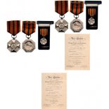 ORDER OF THE OAK CROWN Silver Medal of the Order with Diploma awarded to a Civil Servant, instituted