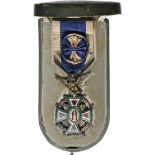 ORDER OF OUR LADY OF GUADALUPE Officer's Cross, 4th Class, instituted in 1854. Breast Badge, 63x35