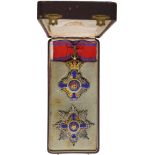 ORDER OF THE STAR OF ROMANIA, 1864 Grand Officer’s Set, 1st Model (1877-1932) for Civil. Neck Badge,