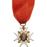 MILITARY ORDER OF SAINT LOUIS, INSTITUTED IN 1693 Knight's Cross, Restauration (1814-1830) Type, 3rd