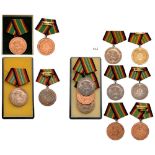 Lot 0f 5 Medals for Long Service in the National People’s Army 15 Years’ Service, 10 Years’