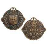 Village Elders Badge Alexander II, instituted in 1861 Breast Badge, 47 mm, bronze, original