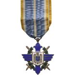 ORDER OF THE AERONAUTICAL VIRTUE, 1930 Officer’s Cross, 2nd Model, for Military in Time of War,