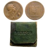 Battle of Verdun NonWearable Medal, instituted in 1916 36 mm, bronze, signed “Verdier”, in