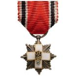 CROSS OF HONOR OF THE GERMAN RED CROSS Miniature of a Grand Cross Star, 3rd Type 1937-1939. Breast