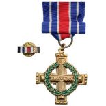 Bronze Cross (openwork) 1st Type. Breast Badge, gilt bronze, 41 mm, partially lacquered, original