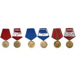 Lot of 3 Medals Special Military Deeds 1909 Medals (2), Medal for Distinguished Efforts in the