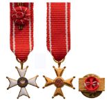 ORDER OF POLONIA RESTITUTA - ORDER OF RESTAURED POLAND (1918) Officer’s Cross Miniature, 4th