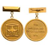 200 Years Anniversary of the University of La Havana commemorative Medal, instituted in 1978