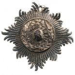 ORDER OF SAINT STANISLAS (1815) Grand Cross Star. Breast Star, 120 mm, Cloth, 8-pointed star with