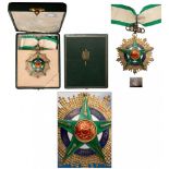 ORDER OF SPORTS Commander's Cross, 1st Class. Neck Badge, 69 mm, gilt Silver, enameled, original