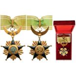 ORDER OF THE STAR OF COMOROS Commander's Cross, 3rd Class, 2nd Type, instituted in 1910. Neck Badge,