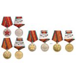 Lot of 4 Long Service and Good Conduct Medals 1st Class, 2nd Class, 3rd Class (2), instituted in