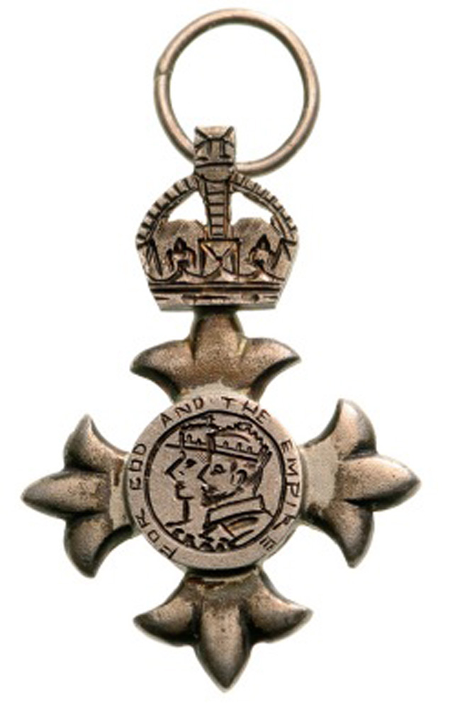 THE MOST EXCELLENT ORDER OF THE BRITISH EMPIRE (M.B.E.) 5th Class Member Badge Miniature, instituted