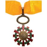 ORDER OF NATIONAL MERIT Commander's Cross, 3rd Class, instituted in 1821. Neck Badge, 55 mm, gilt