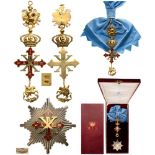 THE SACRED MILITARY CONSTANTINIAN ORDER OF SAINT GEORGE Grand Cross Set, instituted in the 16th