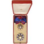 ORDER OF PIUS IX 1st Class, instituted in 1847. Grand Cross Set, instituted in 1815. Sash Badge,