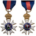THE MOST DISTINGUISHED ORDER OF SAINT MICHAEL AND SAINT GEORGE Knight’s Cross, Miniature, instituted