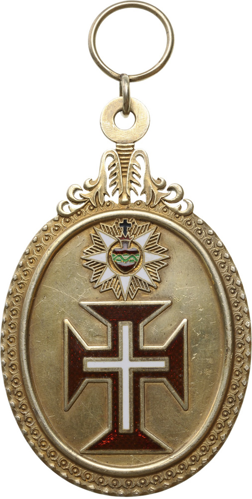 ORDER OF THE CHRIST Grand Cross Badge, 1st Class, instituted in 1789. Sash Badge, 81x58 mm, gilt - Image 2 of 3