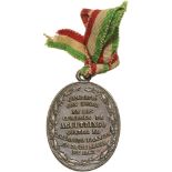 Battle of Aculztingo against the French Army Medal, instituted in 1862 Breast Badge, 26x21 mm,
