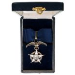 ORDER OF MERIT Commander’s Cross, 3rd Class, 5th Type, instituted in 1906. Neck Badge, 67x48 mm,