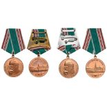 Lot of 2 Medal for the 800 th Anniversary of the Founding of Moscow, instituted in 1947 Breast