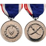 POLICE DISTINGUISHED SERVICE MEDAL Breast Badge, Silvered, 38 mm, original suspension ring and