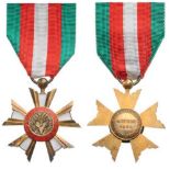 NATIONAL ORDER OF MADAGASCAR Knight’s Cross. Breast Badge, gilt Silver, 41 mm, French hallmark (