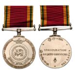 Inauguration of Sri Lanka Armed Forces Medal, instituted in 1955 Breast Badge, Cupronickel, 35 mm,