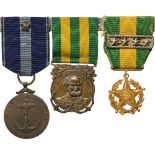 A personal group of 3 Medals Naval Distinguished Service Medal (instituted 1943), Amiral Tamandare