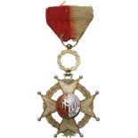 ORDER OF MILITARY MERIT Knight’s Cross for Humanitarian Acts, 4th Class, instituted in 1912.
