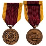 Bronze Medal of Honor for Labour, 1st Republic of Madagascar (REPOBLIKA MALAGASY) Breast Badge,
