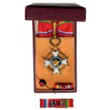 NATIONAL MERIT ORDER, 1959 Commander’s Cross, 3rd Class, instituted in 1959. Neck Badge, gilt